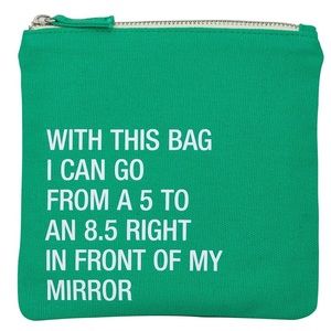 🆕ABOUT FACE DESIGNS ‘Go From a 5 to an 8.5’ Pouch